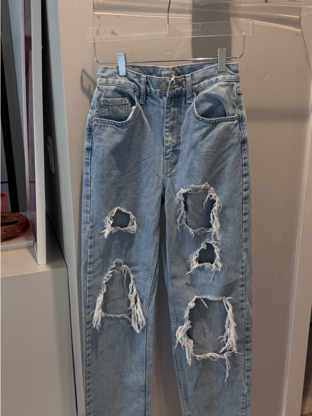 BDG Light Blue Distressed Boyfriend Jeans